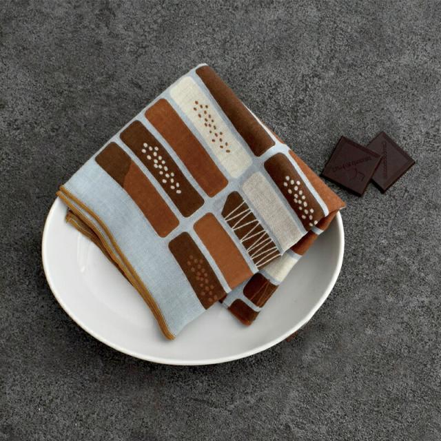 ギフトバレンタインデー雑貨ハンカチ箱入りガーゼタオルチョコレートおしゃれ個包装挨拶お礼お返しミニギフトプレゼント大人かわいい雑貨ホワイトデー女性男性