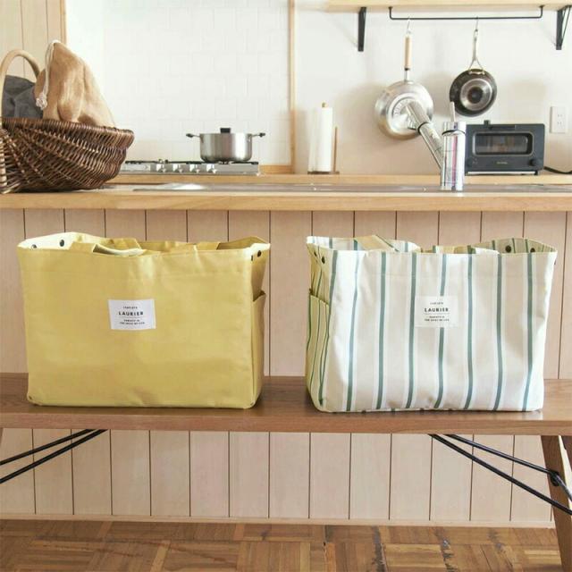 エコバッグレジカゴバッグ保冷LAURIERローリエレジカゴ対応保冷バッグ保温ショッピングバッグ自立式レジ袋マイバッグトートレジかごマチ広折りたたみたためる大容量買い物かごバッグ柄無地