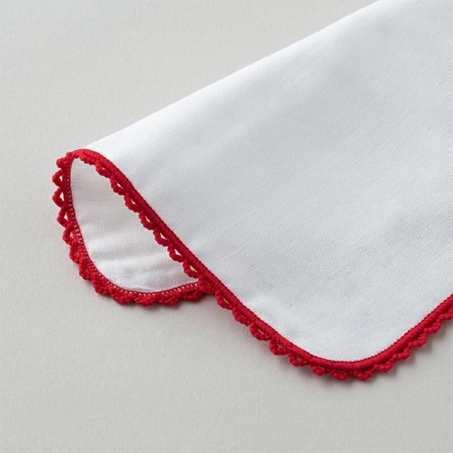 ハンカチ かわいい おしゃれ 小さい ミニサイズ 女性  女の子 10代 20代 30代 ギフト 無料メッセージシール対応 ちいさなハンカチ 日本製 プチギフト 小学生 中学生 高校生 大学生 退職 引越 レース 16cm シンプル オシャレ ハート 綿100% 500円くらい ばらまき 16×16