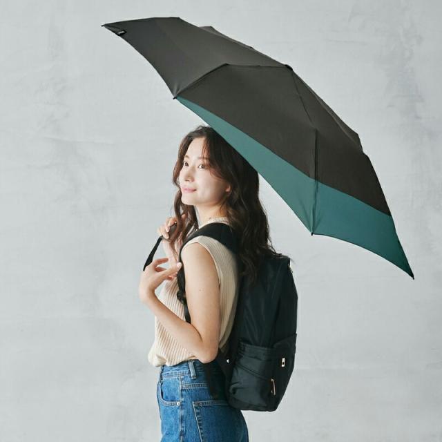 雨傘折りたたみ傘バックプロテクトフォールディングアンブレラUNISEXメンズレディース通勤通学Wpc.折り畳み雨傘晴雨兼用シンプルおしゃれバックパックリュックが濡れない傘ワールドパーティー