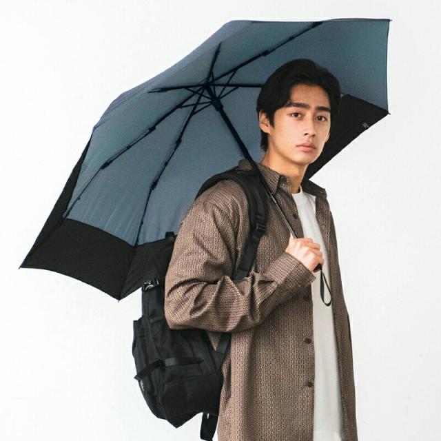 雨傘折りたたみ傘バックプロテクトフォールディングアンブレラUNISEXメンズレディース通勤通学Wpc.折り畳み雨傘晴雨兼用シンプルおしゃれバックパックリュックが濡れない傘ワールドパーティー
