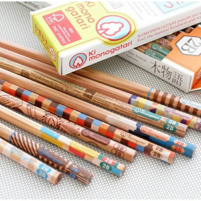 鉛筆 えんぴつ 子ども用【ラッピング無料】 トンボ 木物語 かきかた えんぴつ 入学祝い 2B 12本 1ダース 入学準備 記念品 卒園記念 小学生 かわいい プレゼント プチギフト お配りギフト PEFC