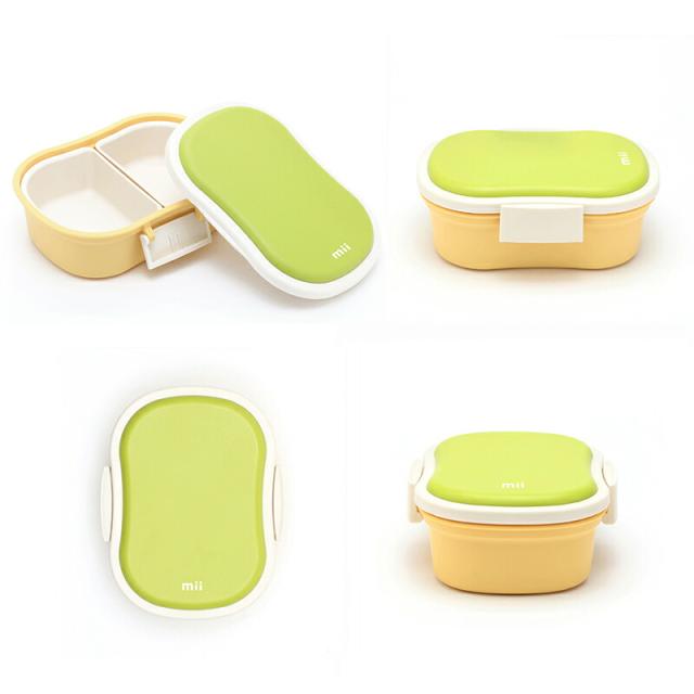 miiキッズ保冷ランチボックスお弁当箱1段保冷剤一体型子ども子供保冷剤幼稚園保育園小学生低学年ランチグッズ日本製グリーンブルーピンクGEL-COOL三好製作所ジェルクール280ml360ml430ml