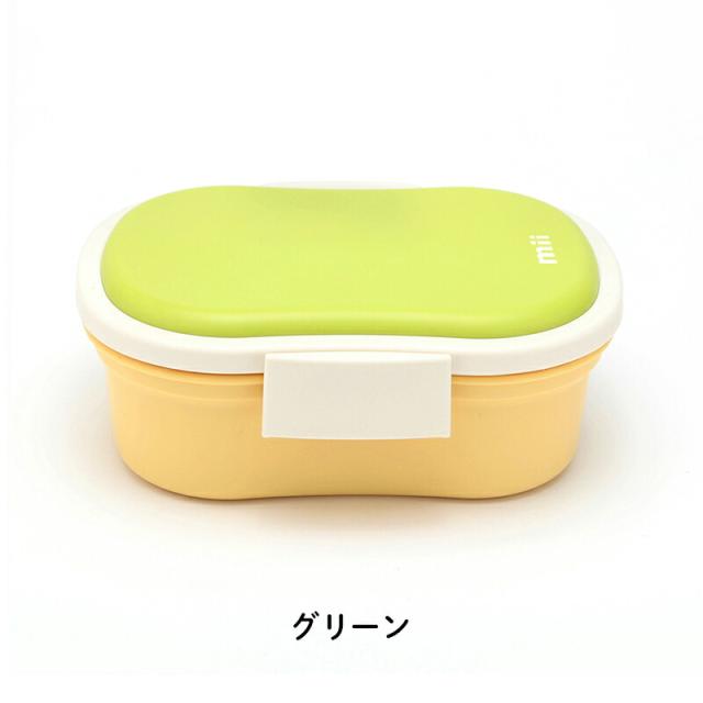 miiキッズ保冷ランチボックスお弁当箱1段保冷剤一体型子ども子供保冷剤幼稚園保育園小学生低学年ランチグッズ日本製グリーンブルーピンクGEL-COOL三好製作所ジェルクール280ml360ml430ml