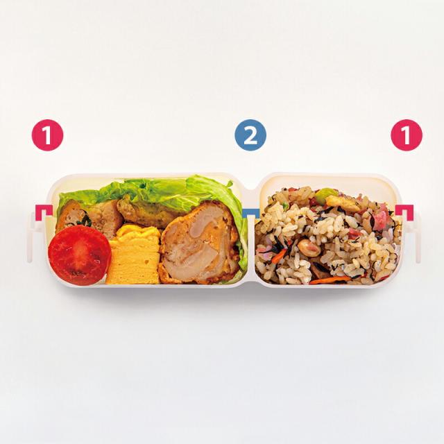 弁当箱 弁当 お弁当 ランチボックス 1段 600ml ドームマン Domeman 大人 レンジ対応 食洗機対応 盛り付けしやすい レンジOK 食洗機OK 一段 4点ロック 洗いやすい シンプル つぶれにくい