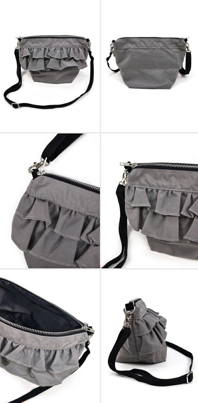 OCEAN&GROUND ドレスBAG SWEET TIME ナイロン 女の子 オーシャンアンドグラウンド フリル ショルダーバッグ 無地 子供 キッズ 入園 入学 通園 通学 おしゃれ 小学校 保育園