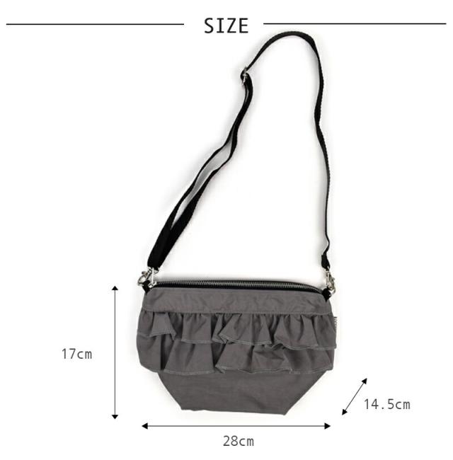 OCEAN&GROUND ドレスBAG SWEET TIME ナイロン 女の子 オーシャンアンドグラウンド フリル ショルダーバッグ 無地 子供 キッズ 入園 入学 通園 通学 おしゃれ 小学校 保育園