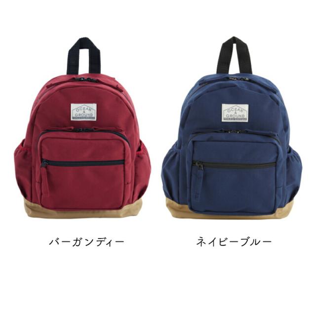 リュック キッズ 子ども用 バックパック  ocean & ground OCEAN＆GROUND オーシャンアンドグラウンド RETRO DAYS レトロ S M BAG バッグ 男の子 女の子 アウトドア 年少 年中 年長 保育園 幼稚園 小学生 低学年 ネイビー ダークブルー レッド ワインレッド ブラック