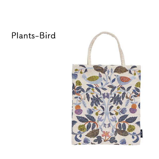 松尾ミユキ ミニバッグ トートバッグ トート ミニトート 鳥 bird 花柄 うさぎ りす 植物 北欧 刺繍 ミニバッグ おしゃれ 手提げ 手さげバッグ プレゼント ギフト 母の日 かわいい オシャレ 作家 誕生日