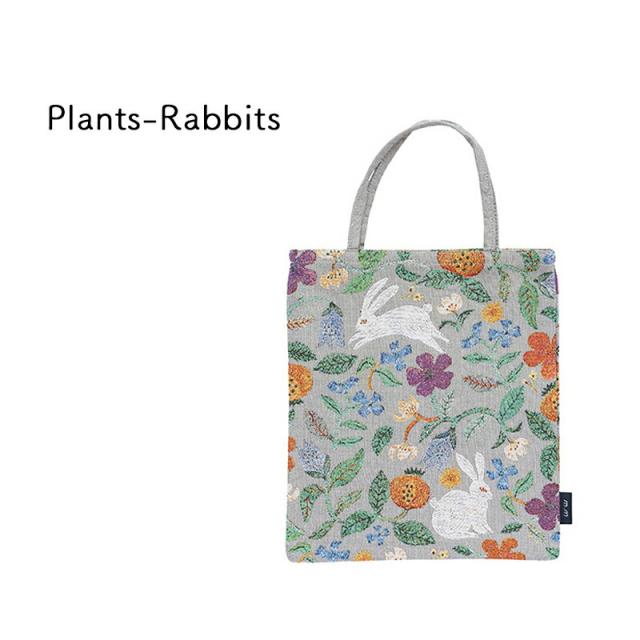 松尾ミユキ ミニバッグ トートバッグ トート ミニトート 鳥 bird 花柄 うさぎ りす 植物 北欧 刺繍 ミニバッグ おしゃれ 手提げ 手さげバッグ プレゼント ギフト 母の日 かわいい オシャレ 作家 誕生日