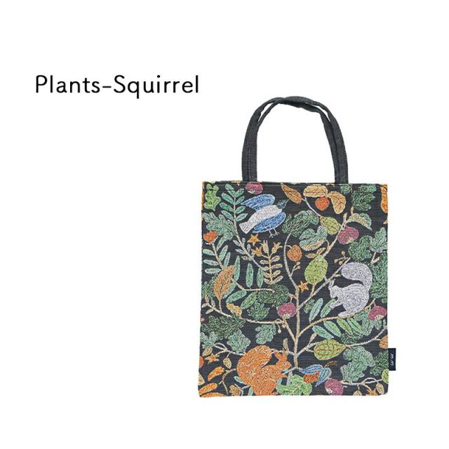 松尾ミユキ ミニバッグ トートバッグ トート ミニトート 鳥 bird 花柄 うさぎ りす 植物 北欧 刺繍 ミニバッグ おしゃれ 手提げ 手さげバッグ プレゼント ギフト 母の日 かわいい オシャレ 作家 誕生日