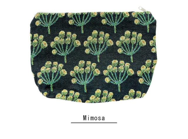 松尾ミユキ ポーチ ミニポーチ トラベルポーチ コスメポーチ 花柄 北欧 小物入れ バッグ 収納ケース 巾着 巾着袋 Nanohana Suzuran Ajisai Fruits Mimosa なのはな すずらん あじさい フルーツ ミモザ