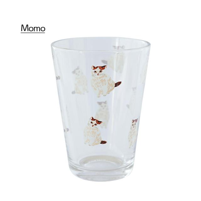 松尾ミユキ グラス グラス コップ おしゃれ タンブラー 食器 かわいい 猫 北欧 115ml 5.5oz