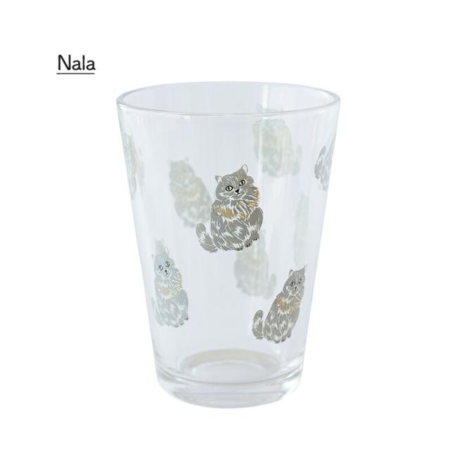 松尾ミユキ グラス グラス コップ おしゃれ タンブラー 食器 かわいい 猫 北欧 115ml 5.5oz