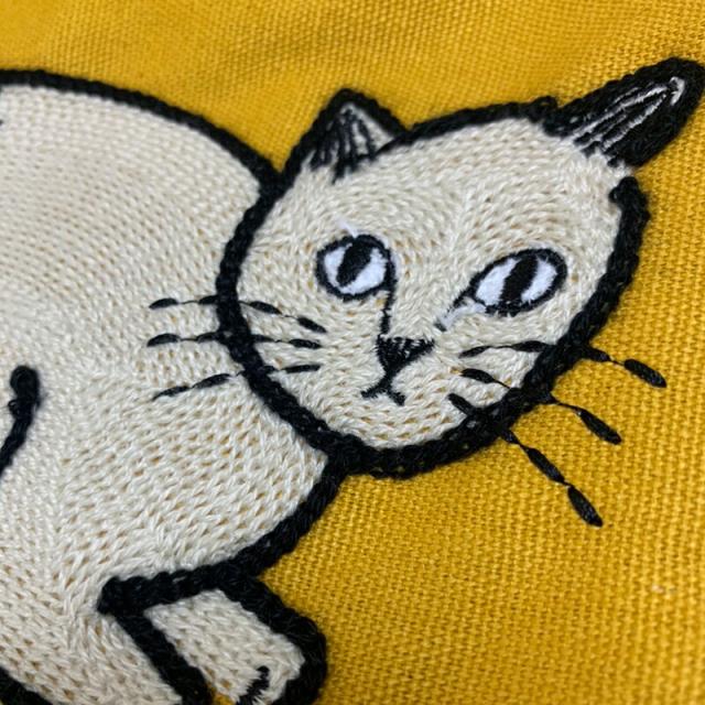 松尾ミユキ ミニバッグ トートバッグ トート バッグ  小さい ねこ  花柄  植物 鳥 北欧 猫  刺繍 エンブロイダリーミニバッグ おしゃれ プレゼント ギフト 母の日 かわいい オシャレ 作家 誕生日