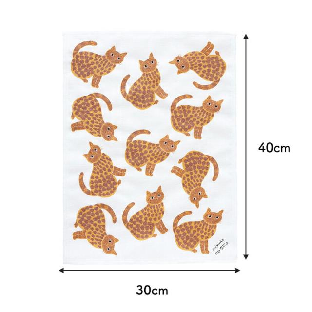 松尾ミユキ プチギフト 退職 引越 ふきん 【メッセージシール無料】 かや生地 蚊帳ふきん 30×40 長方形 大きめ 日本製 布巾 おしゃれ キッチンクロス 食器拭き キッチンタオル 台ふきん ディッシュクロス 700円くらい ありがとう お世話になりました