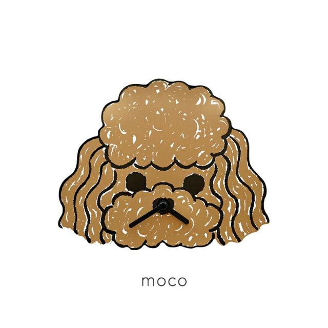 山鳩舎 ダイカットクロック ウォールクロック 掛け時計 壁 壁掛け イヌ 犬 ネコ 猫 くま 熊 クマ Yamabatosha  みやぎちか 時計 時計 子供 子供部屋 北欧 おしゃれ マルチーズ シンプル ナチュラル 軽量 キッズ bear cat dog