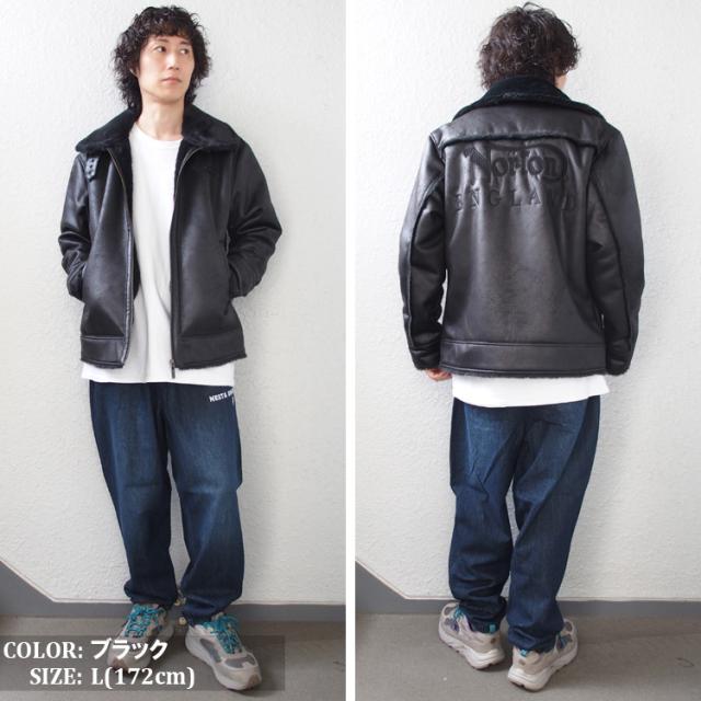 norton ノートン ムートンジャケット レザージャケット