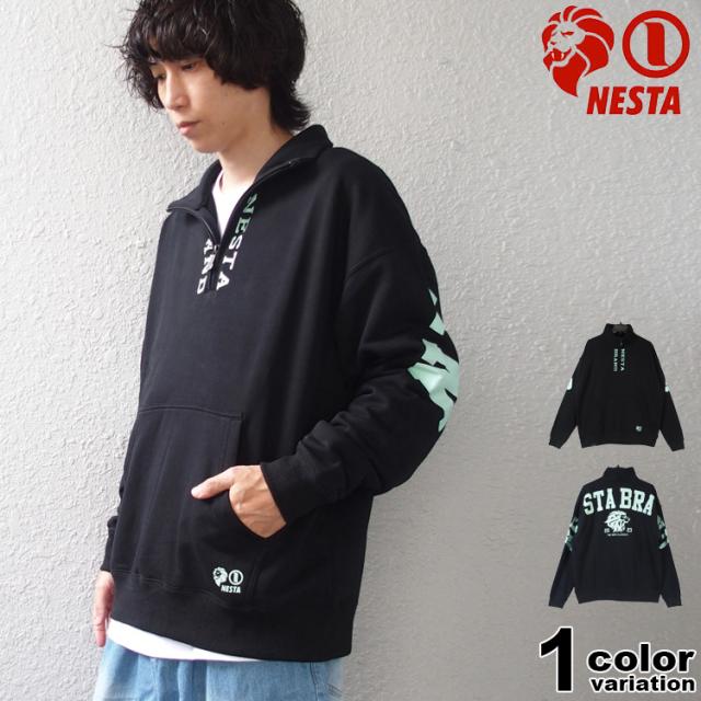 nesta brand ネスタブランド ネスタ ハーフジップ スウェット
