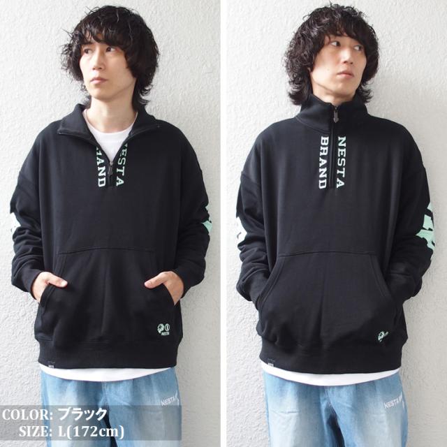 nesta brand ネスタブランド ネスタ ハーフジップ スウェット