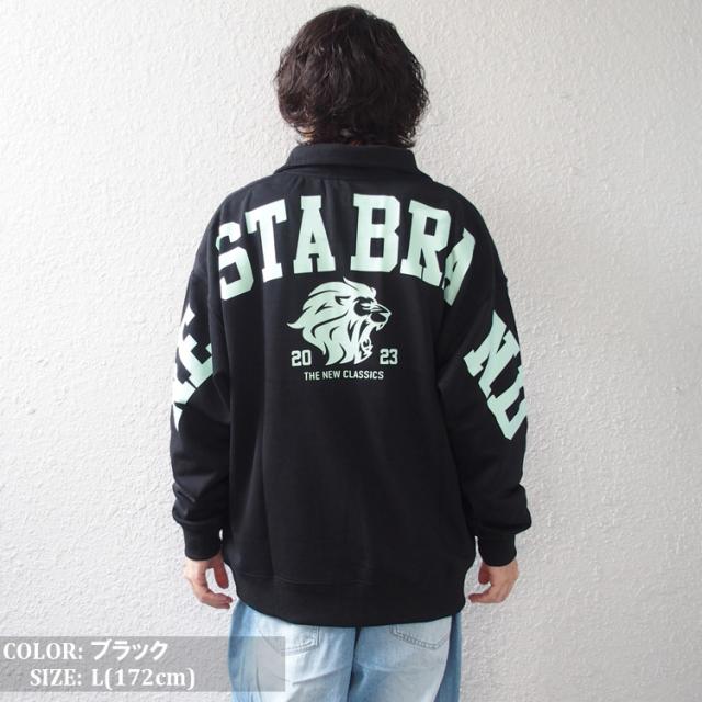 nesta brand ネスタブランド ネスタ ハーフジップ スウェット