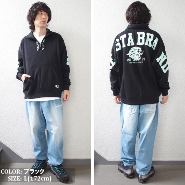 nesta brand ネスタブランド ネスタ ハーフジップ スウェット