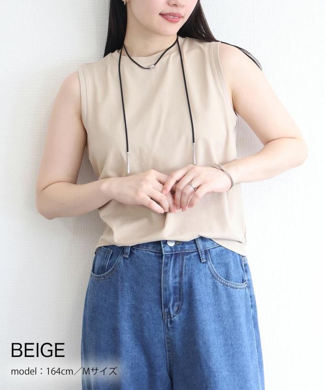 レディース ファッション プチプラ ノースリーブ Tシャツ タンクトップ 着回し