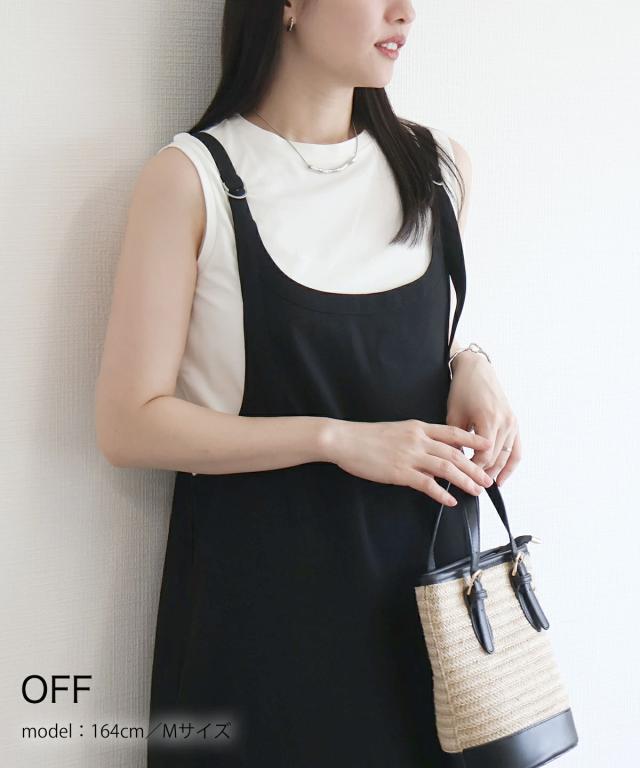 レディース ファッション プチプラ ノースリーブ Tシャツ タンクトップ 着回し