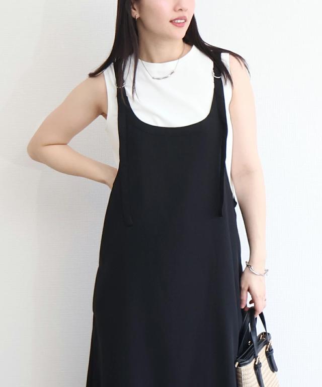 レディース ファッション プチプラ ノースリーブ Tシャツ タンクトップ 着回し