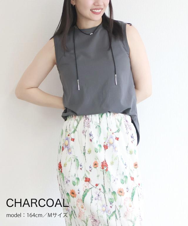 レディース ファッション プチプラ ノースリーブ Tシャツ タンクトップ 着回し