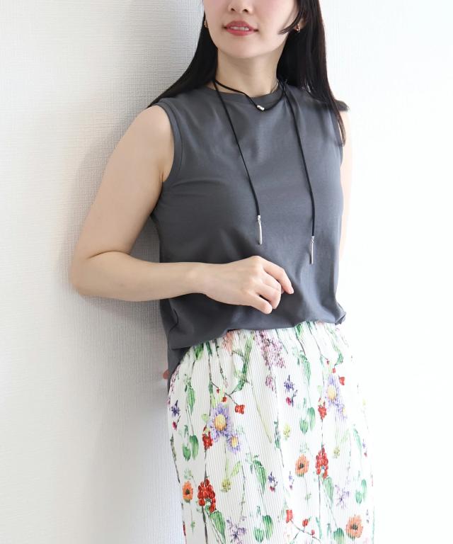 レディース ファッション プチプラ ノースリーブ Tシャツ タンクトップ 着回し