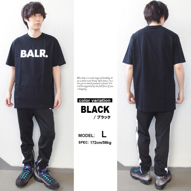 BALR メンズ 半袖 BLACK ボーラー　M BALR. ボーラー Tシャツ Ping Box T-Shirt B1112.1299 メンズ