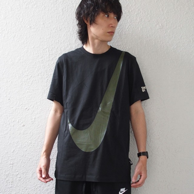 ナイキ Tシャツ 半袖 メンズ ブラック NSW BIG スウッシュ