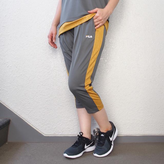 FILA イエロースリムフィットパンツ-通販限定コンテンツも満載
