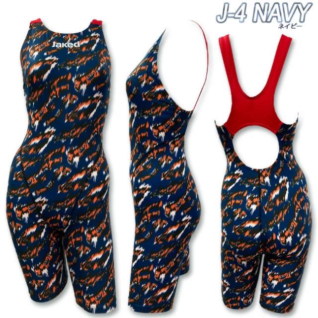 競泳 水着 レディース JAKED ジャケッド 練習用 レディース 総柄