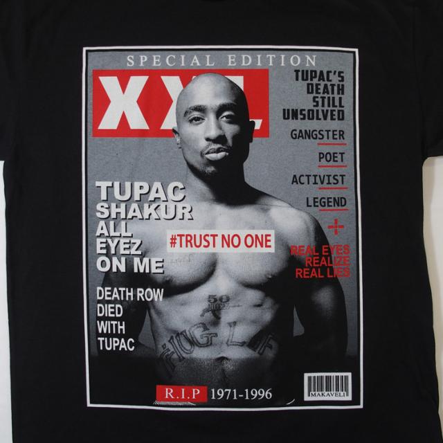 2pac tシャツ hiphop バンドt