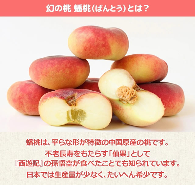 山形県産 蟠桃(ばんとう)