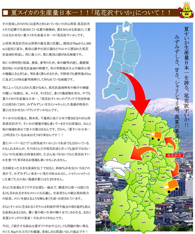 山形県産 尾花沢すいか