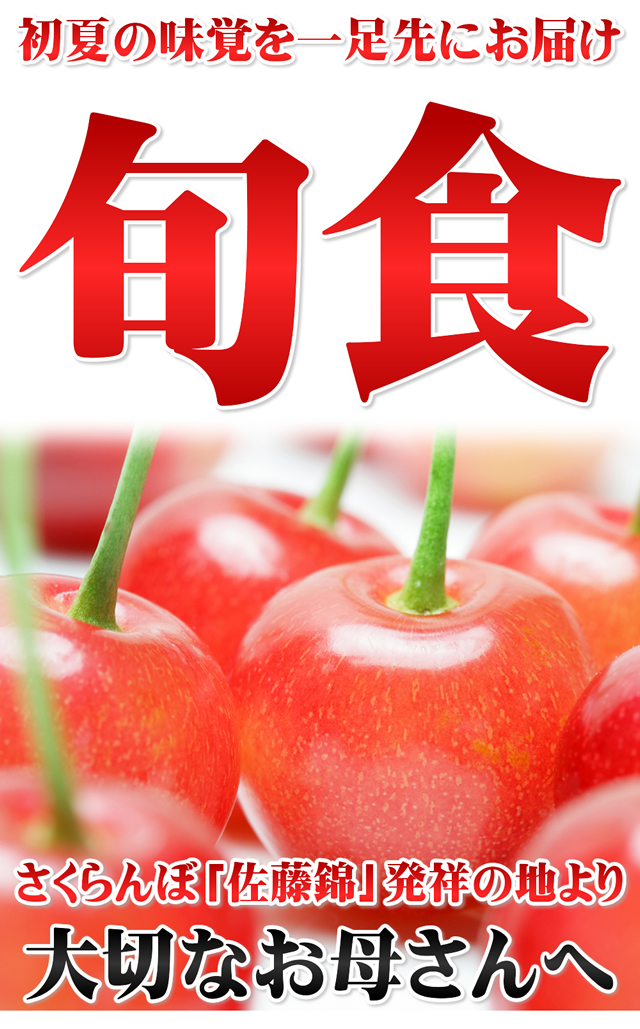 山形県産 さくらんぼ 紅秀峰