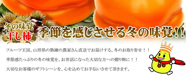 山形県産 庄内干し柿「柿の詩」