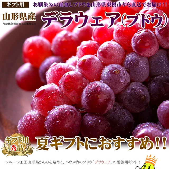山形県産 ぶどう デラウェア
