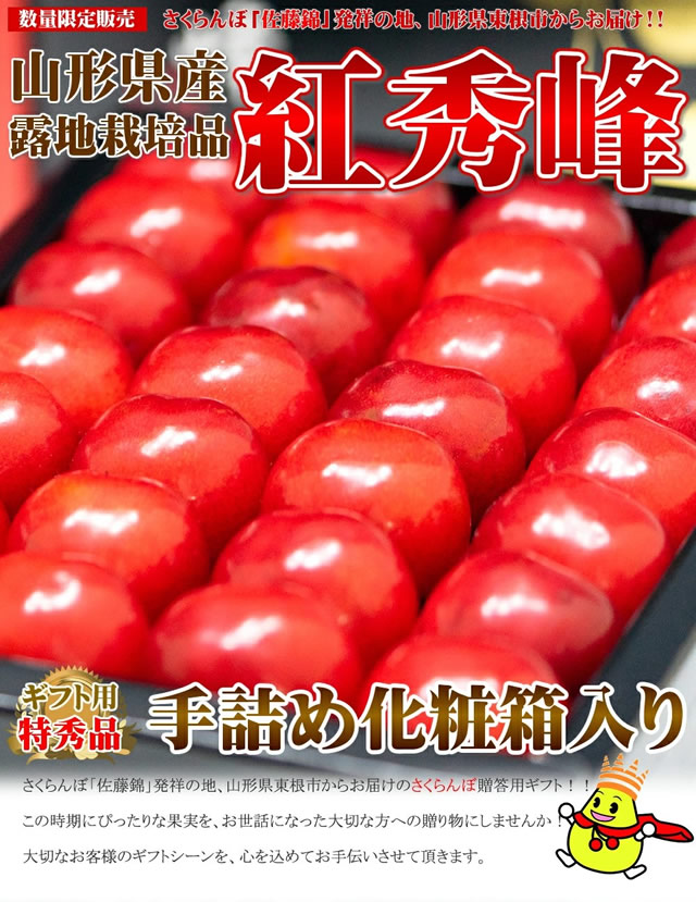 山形県産 さくらんぼ 紅秀峰