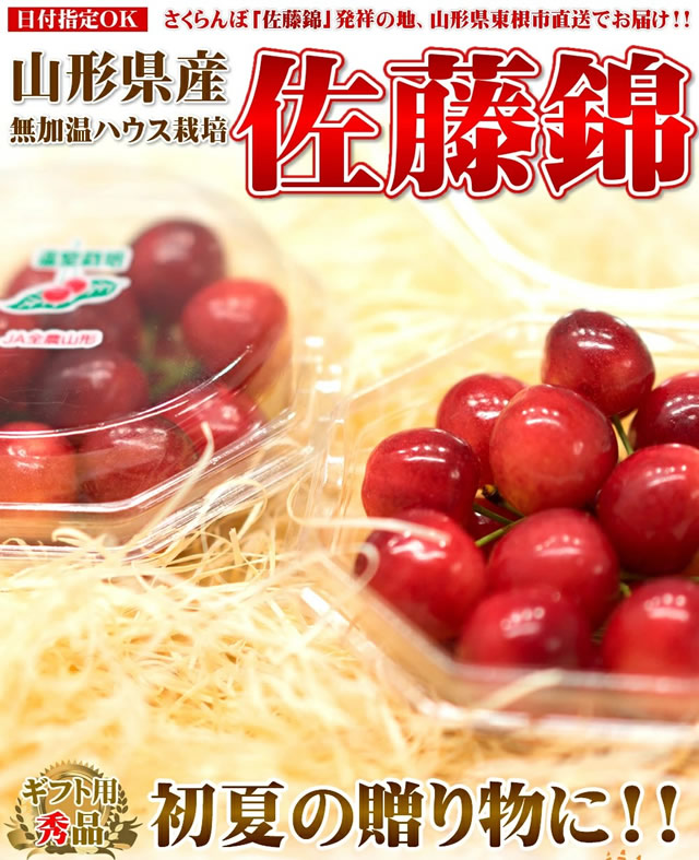 山形県産 さくらんぼ 佐藤錦