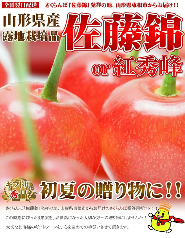 山形県産 さくらんぼ 佐藤錦