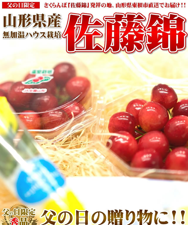 山形県産 さくらんぼ 佐藤錦