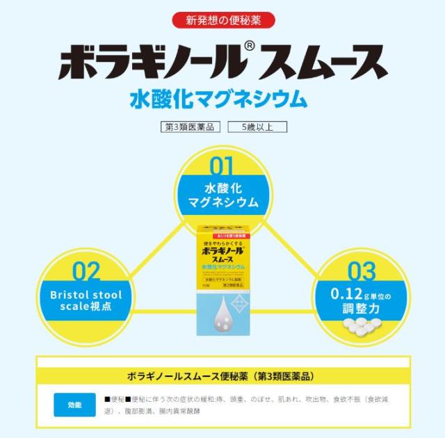 ボラギノールスムース便秘薬