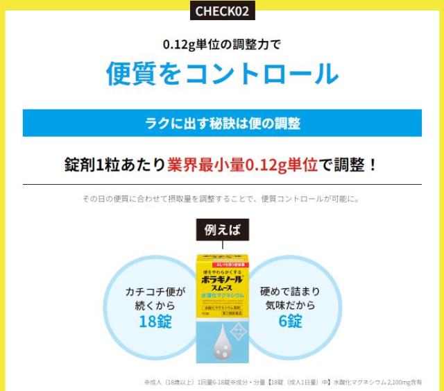 ボラギノールスムース便秘薬