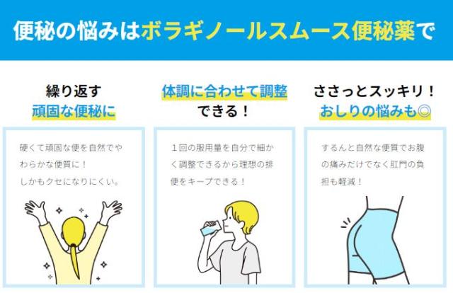 ボラギノールスムース便秘薬