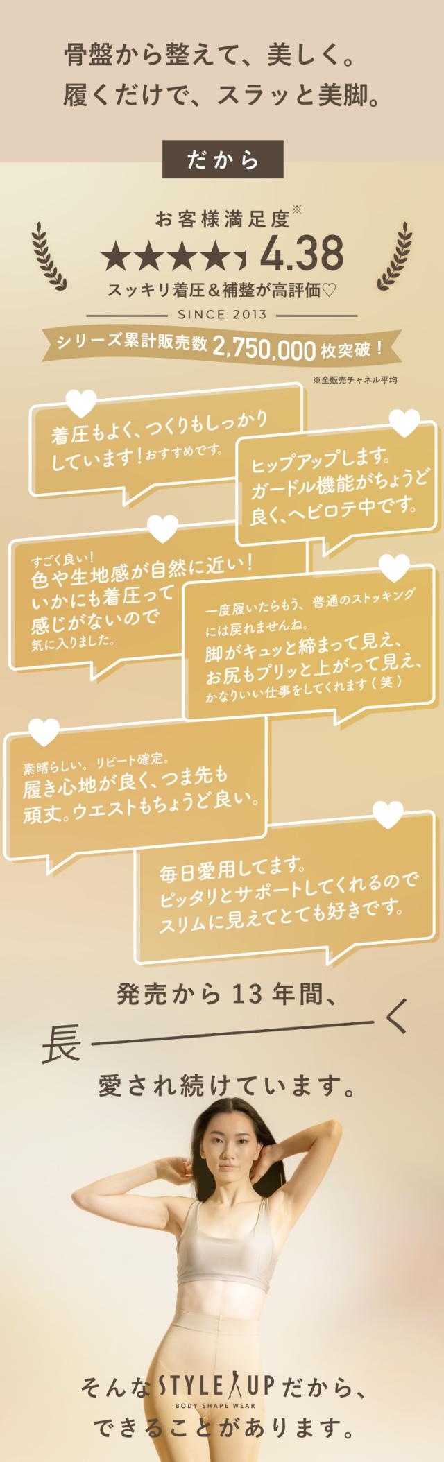 販売から13年、気持ちよさ、快適、苦しくない、だけど整うというたくさんのお客様からのレビュー！