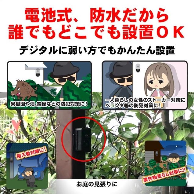電池式防犯カメラ SD1500